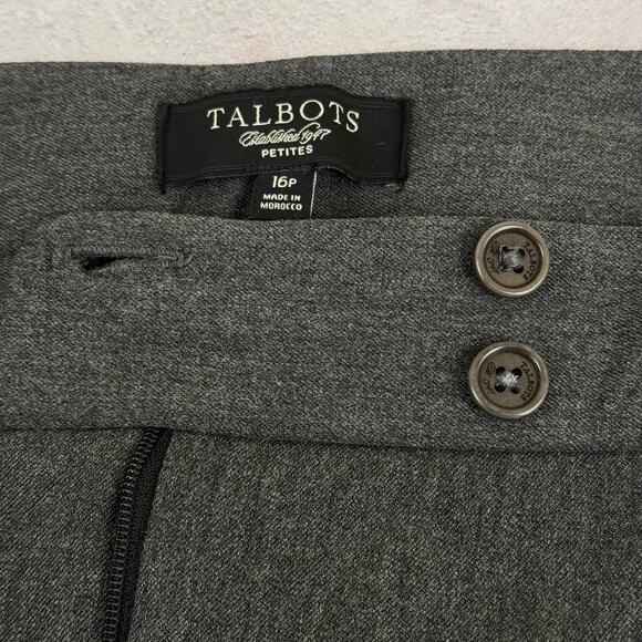 Talbots Signature Dress Pants Women's Size 16 Petite Tailored Career Wear READ - Picture 3 of 10